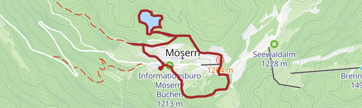 Route map: Friedenswanderweg